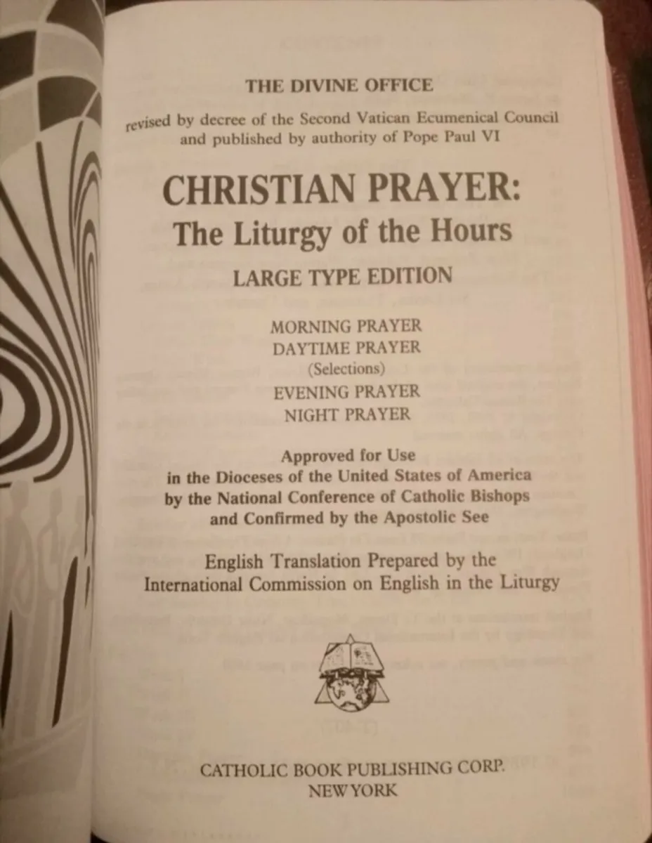 Liturgy of the Hours 1985 Large Type Edition - Image 2