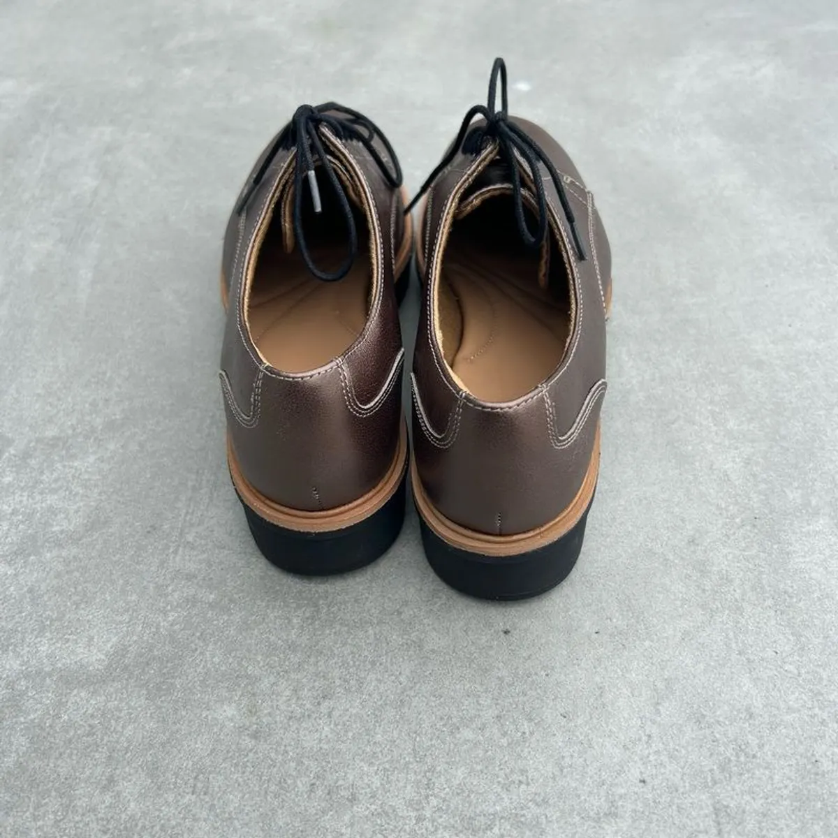 Clarks Glick Darby Brogues Casual Shoes Brown , UK Size 6D (EU 39.5) - Image 3