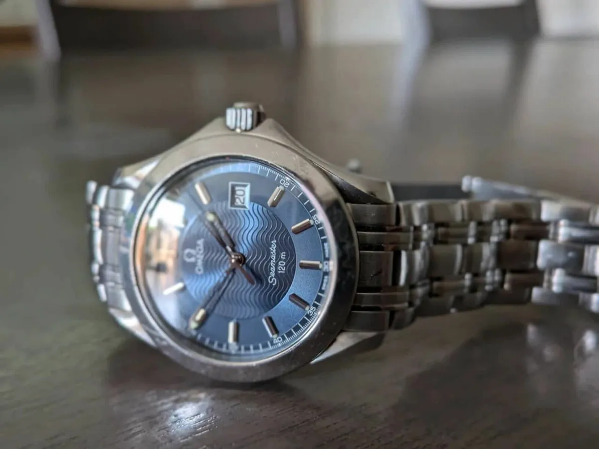OMEGA Seamaster Quartz Watch 2511.81 Blue Dial - Image 2