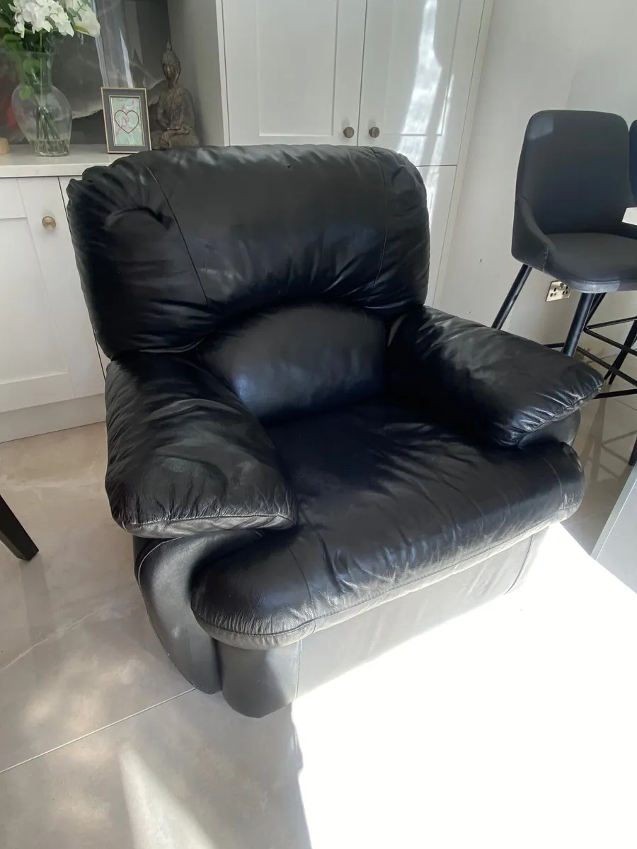 High Quality black Leather full recliner - Image 1