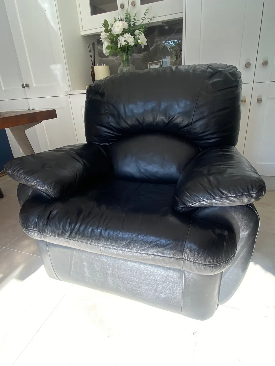 High Quality black Leather full recliner - Image 3