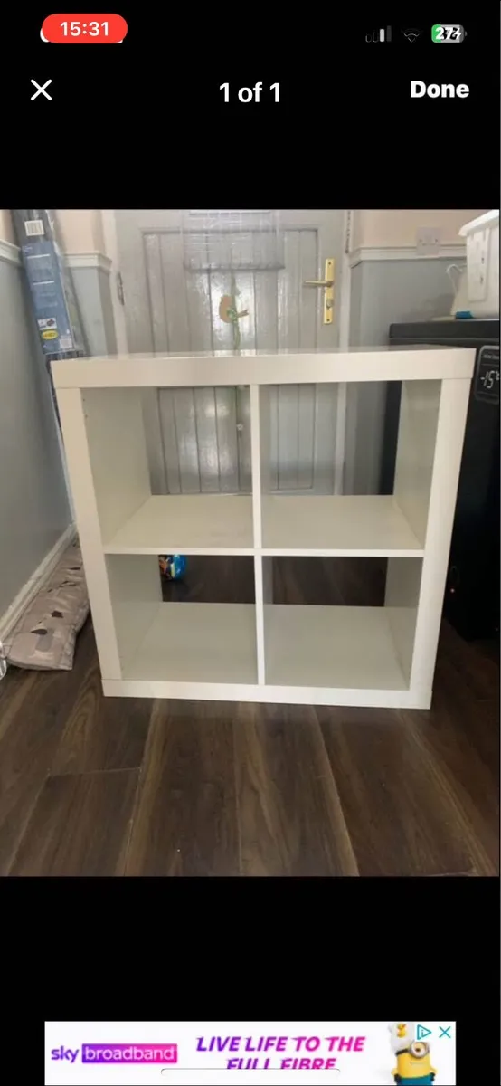 White Ikea Kallax - Image 2
