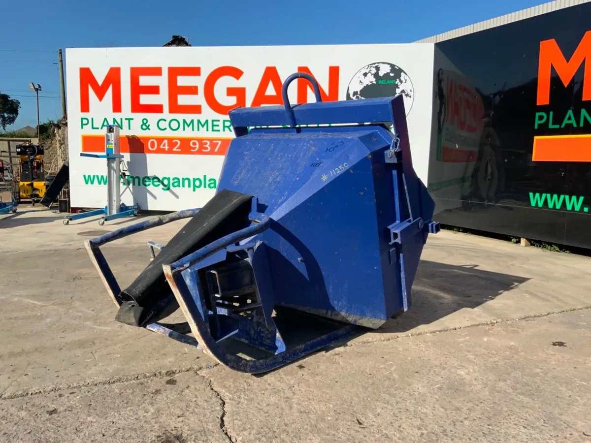 CONQUIP 1500lts CONCRETE POURING SKIP....1125c. - Image 2