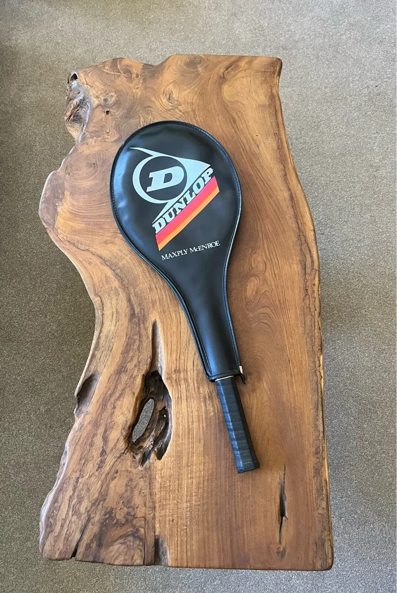 Vintage Dunlop Maxply McEnroe Tennis Racket - Image 2