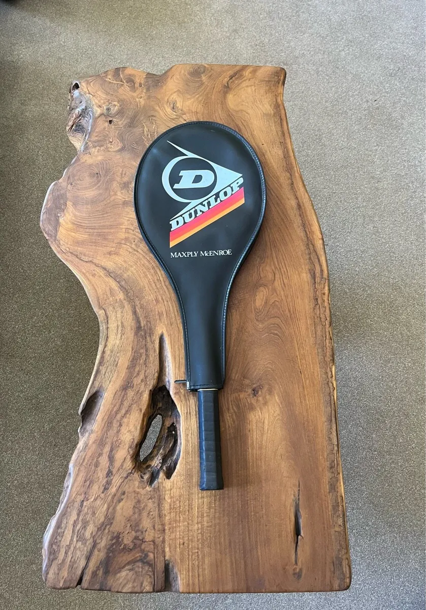 Vintage Dunlop Maxply McEnroe Tennis Racket - Image 3