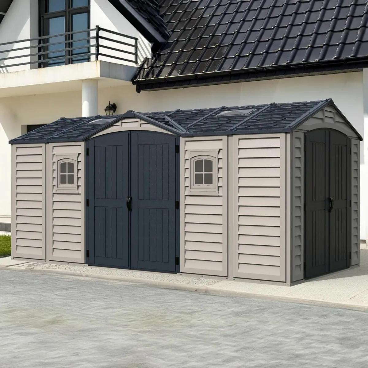 Duramax Apex Pro PLUS 15x8 Garden Shed - Image 1
