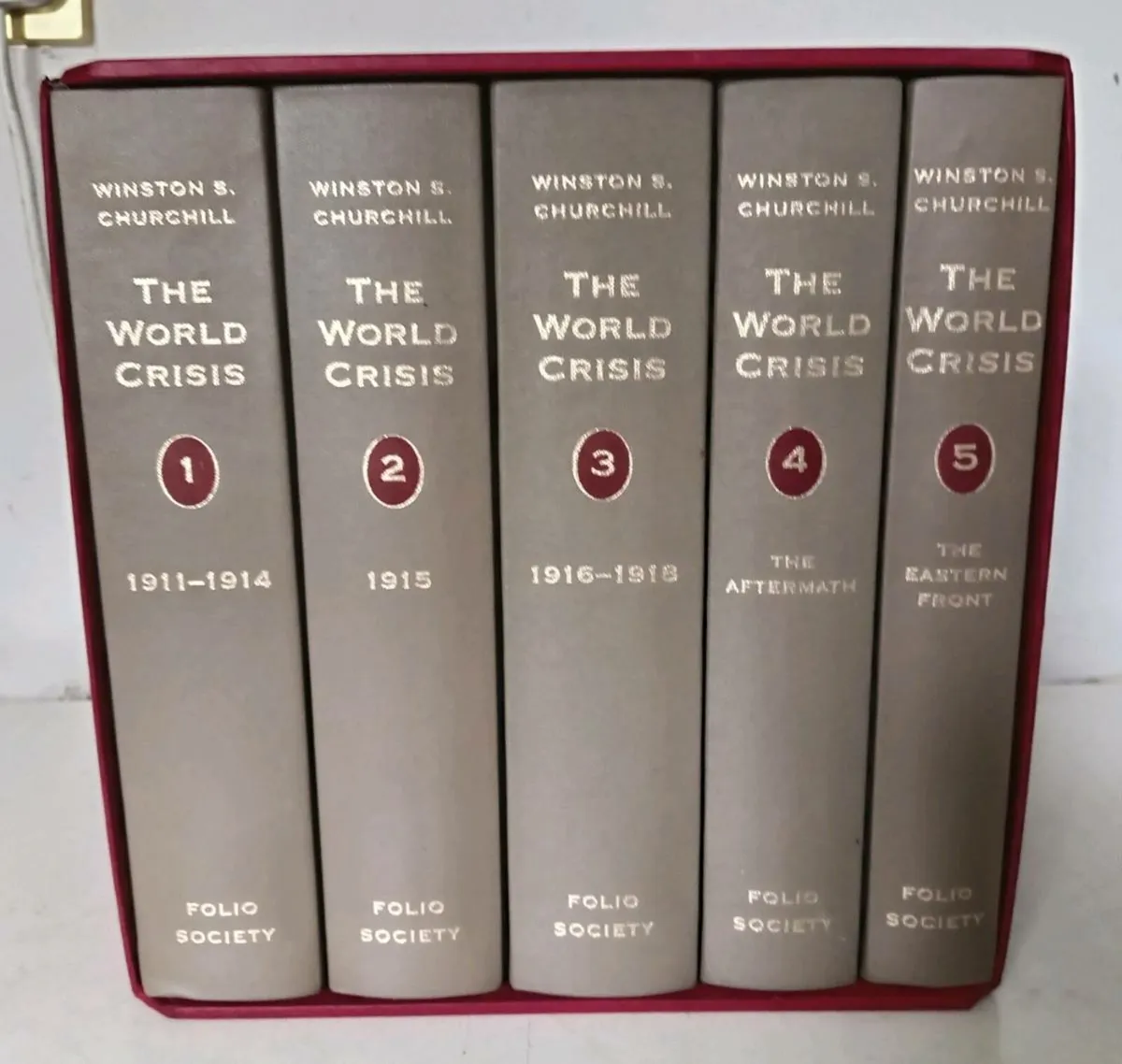 The Folio Society Winston Churchill Bookset 2007 - Image 1