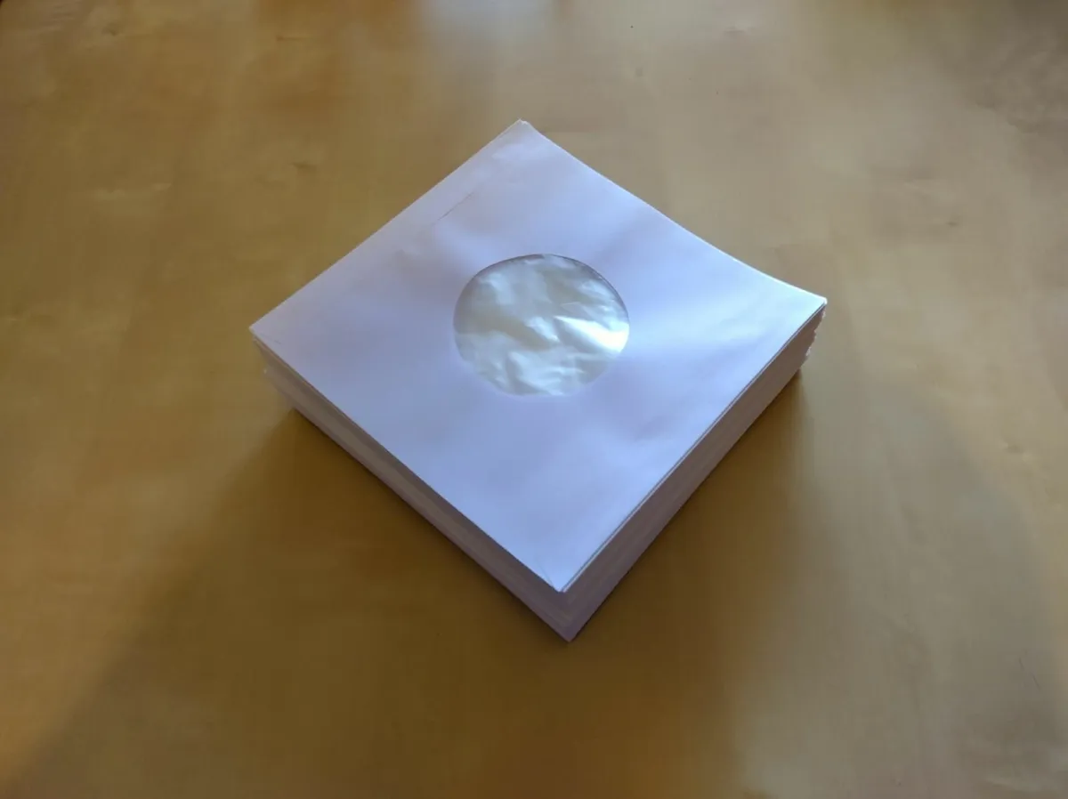 Replacement Paper Sleeves 7" Singles 45RPM 45s NEW - Image 4
