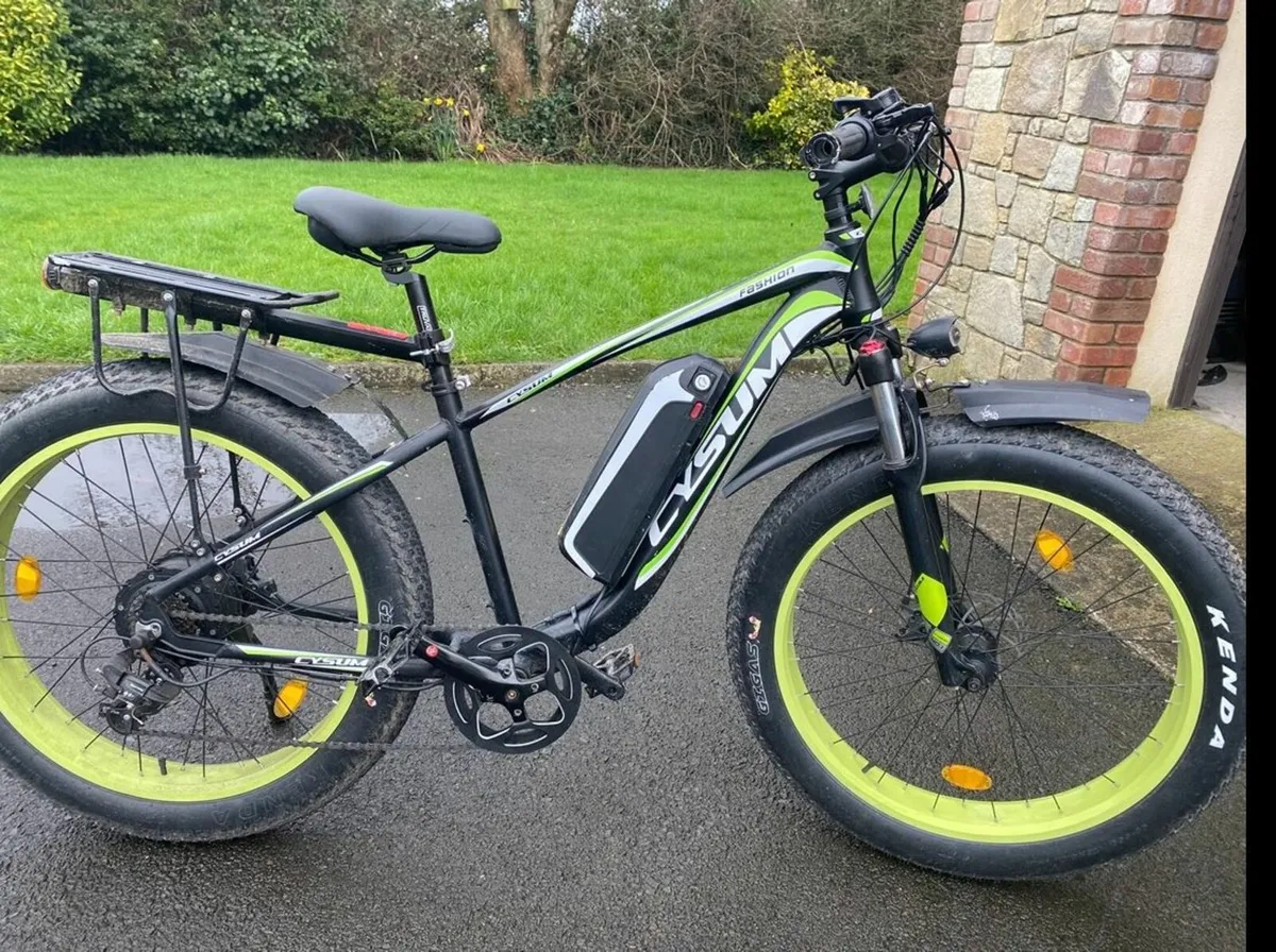 E bike fat tyre - Image 1