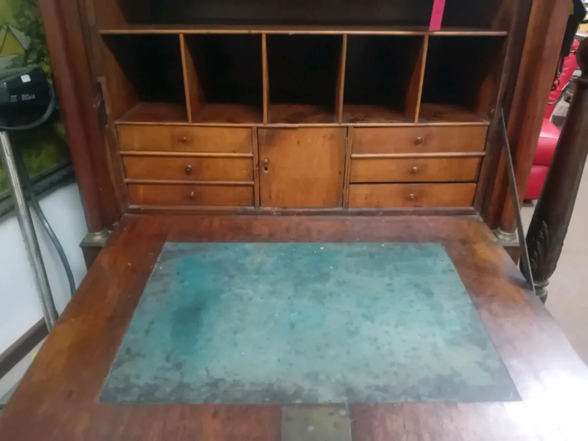 Victorian Era Drop Front Secretaire - Image 2