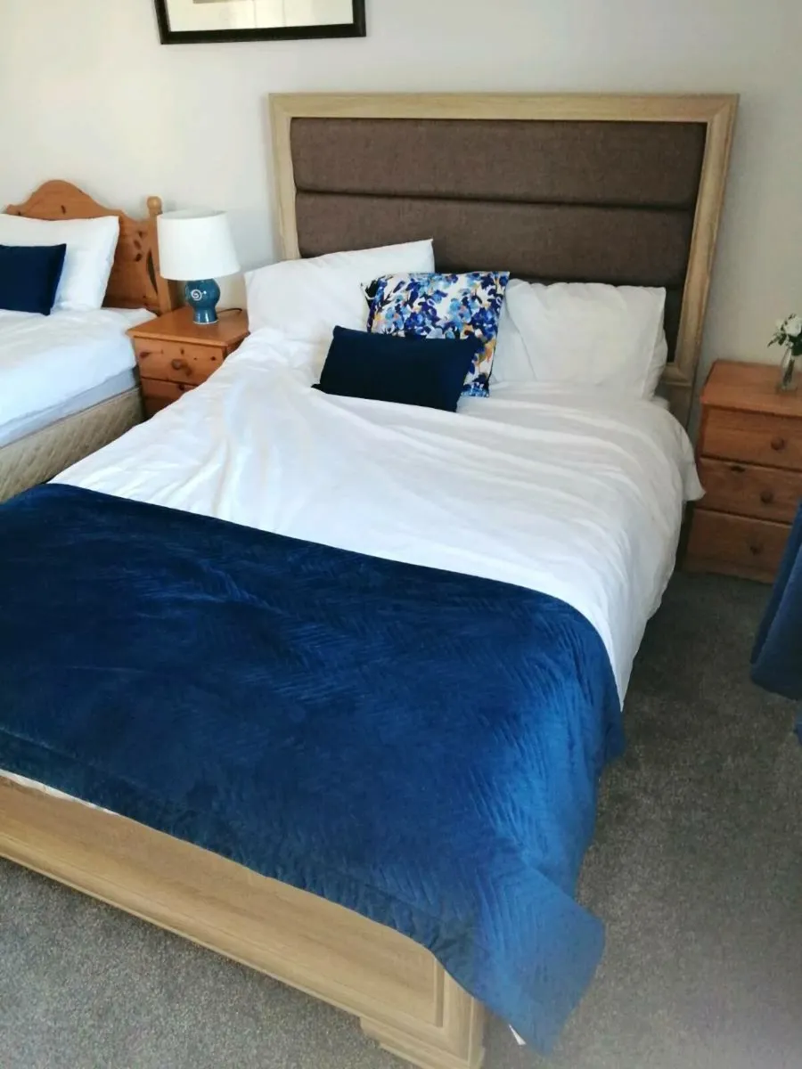 Double bed and mattress - Image 2