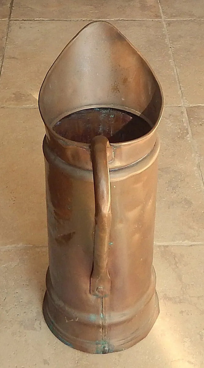 Large Vintage Handmade Copper Jug - Image 2