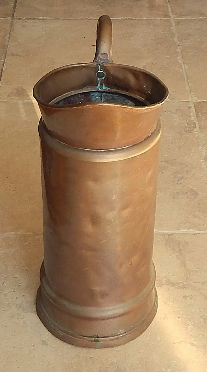 Large Vintage Handmade Copper Jug - Image 3