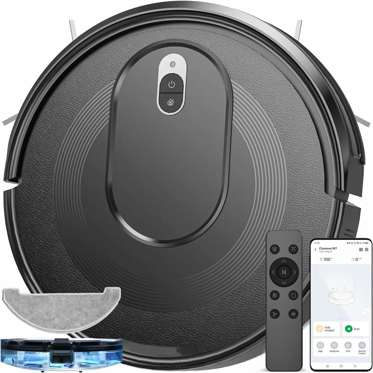 Robot Vacuum Cleaner with Mop Strong Suction Robot - Image 1
