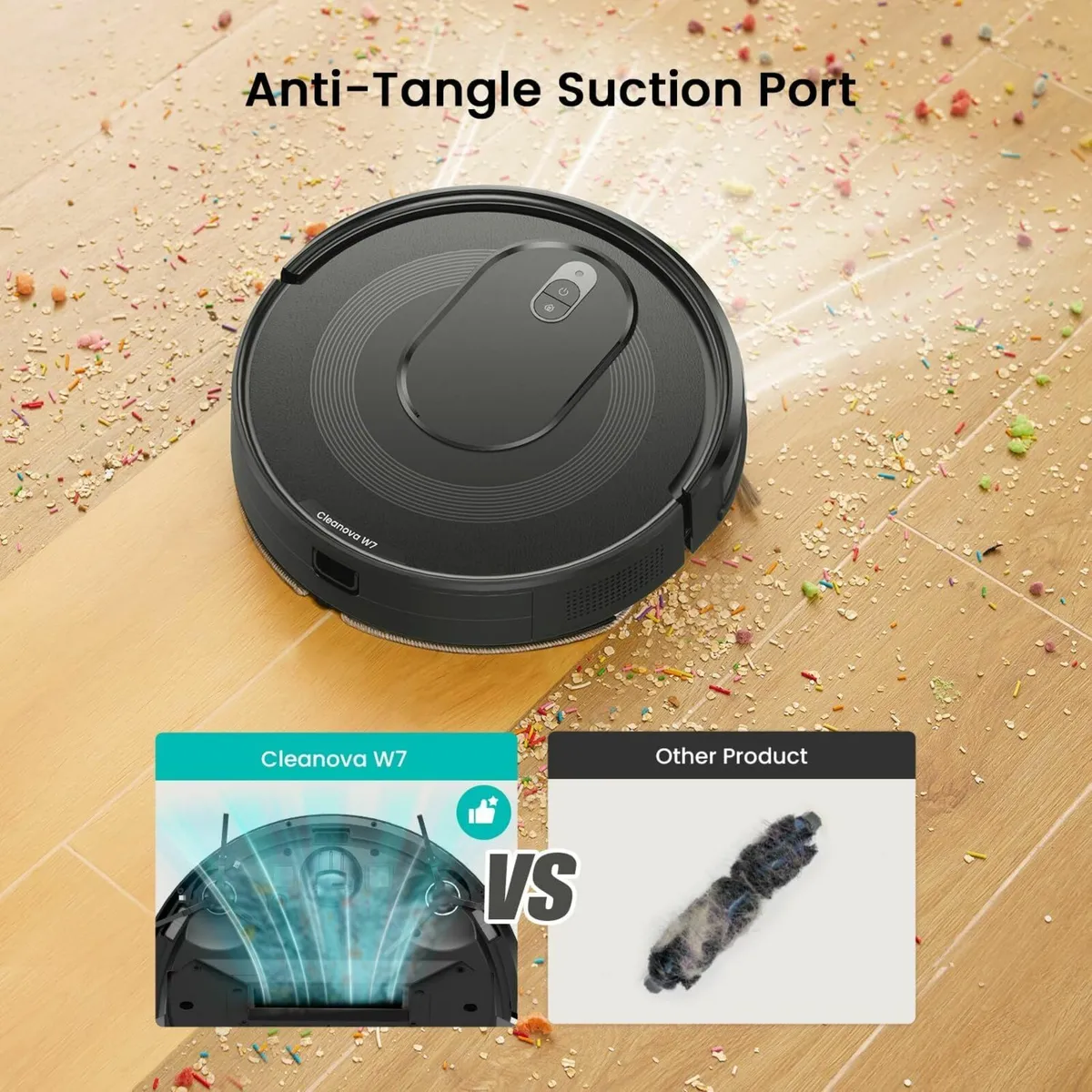 Robot Vacuum Cleaner with Mop Strong Suction Robot - Image 3
