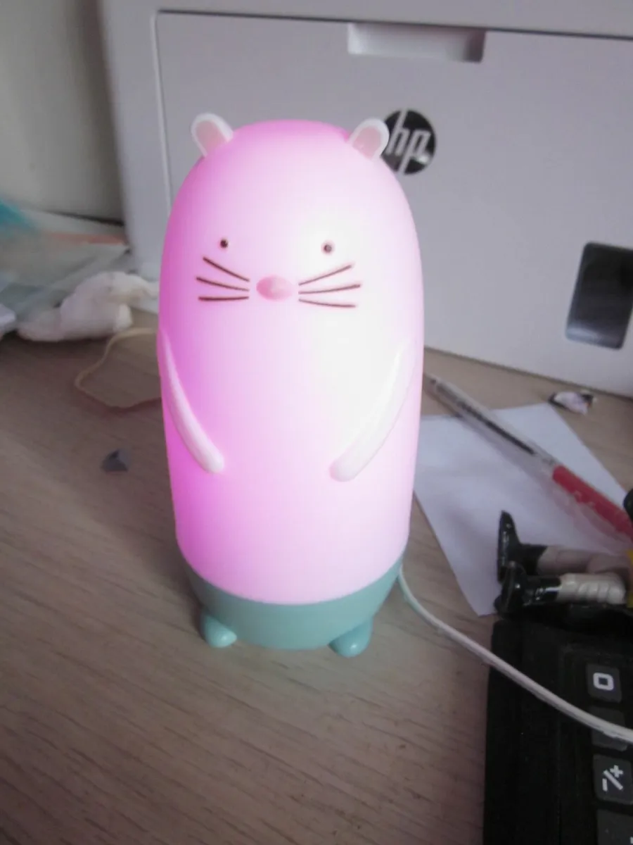 Ikea Spiken Otter Night Light Multi -Coloured 13cm - Image 1