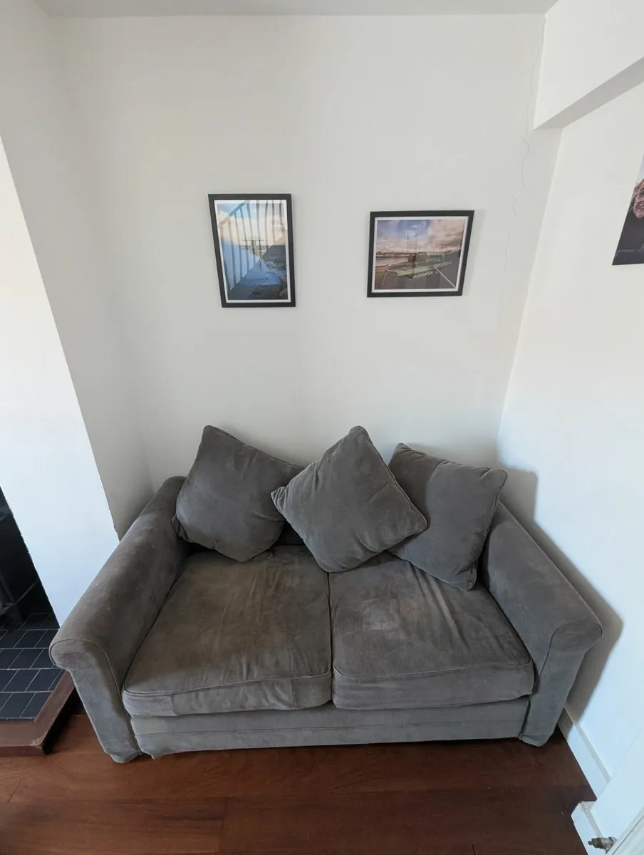 2 Seater Grey Couch - Image 2