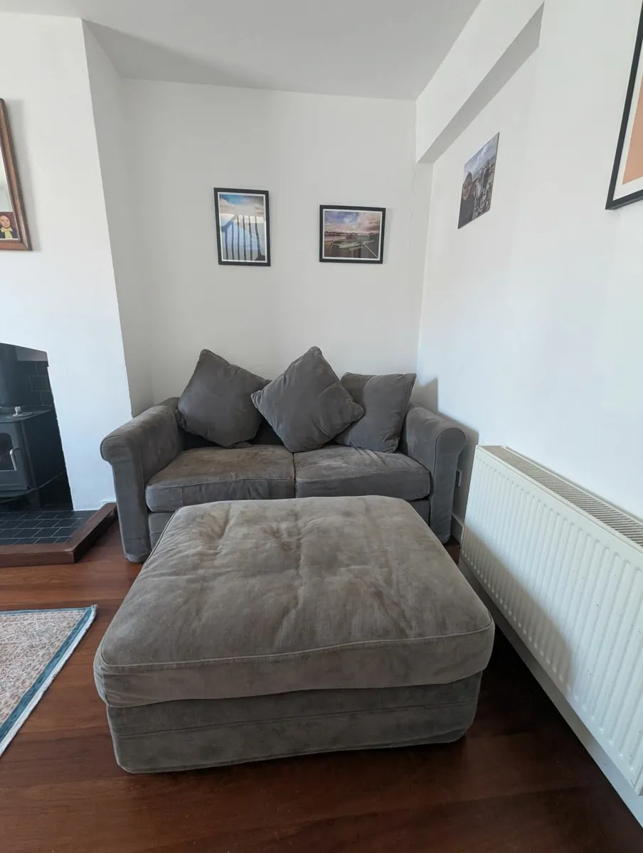 2 Seater Grey Couch - Image 3