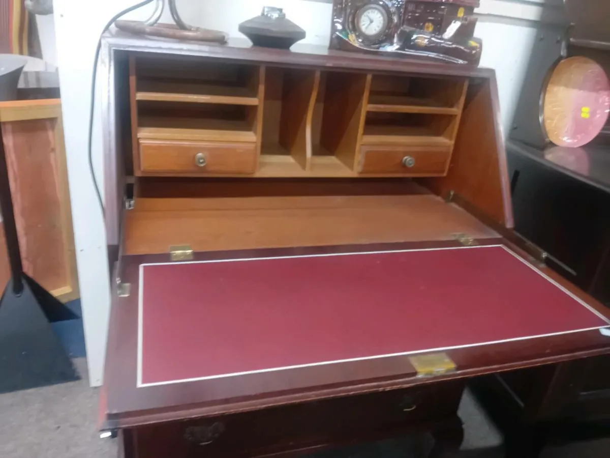 Vintage Drop Front Bureau - Image 2