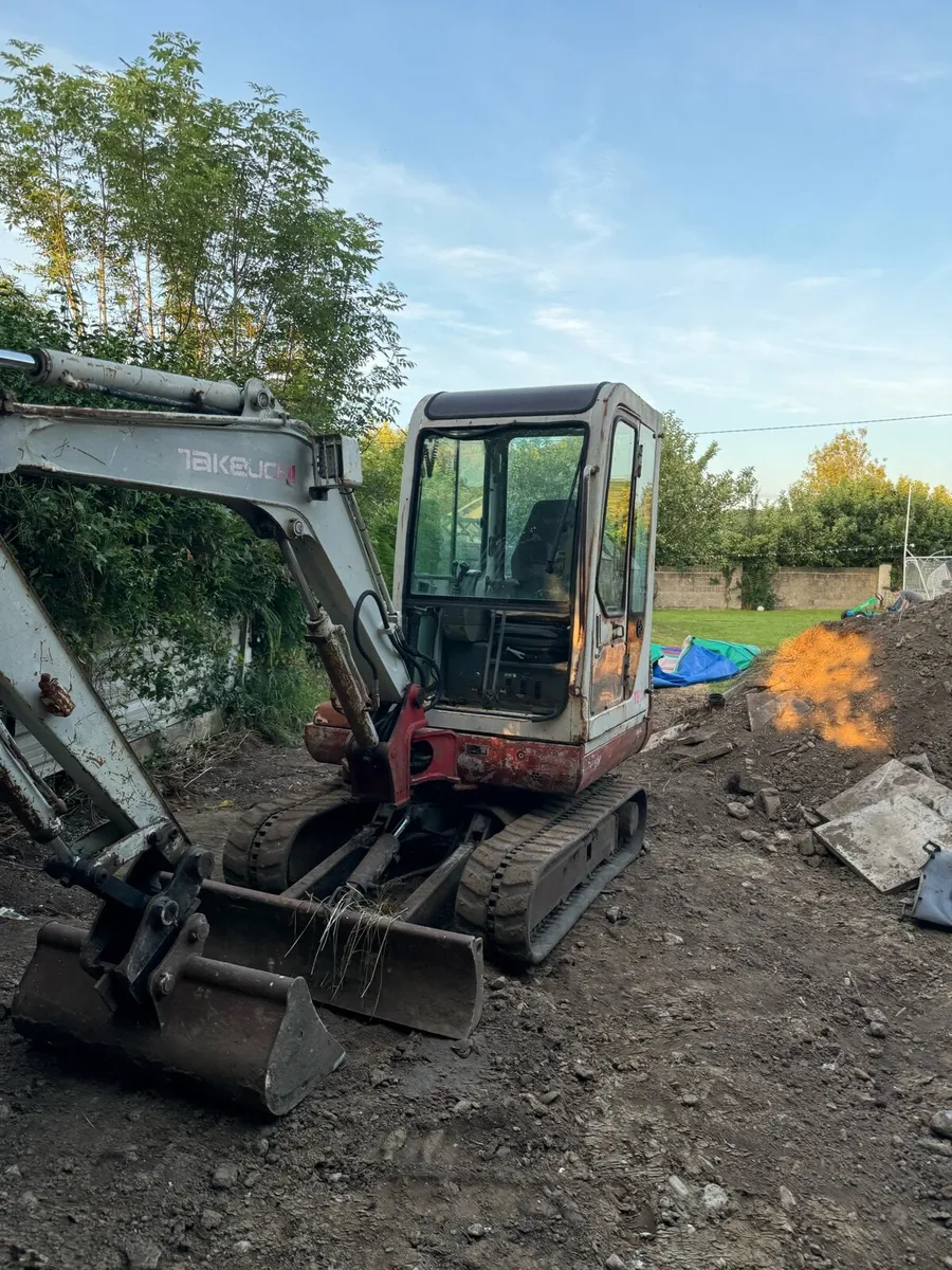 3ton mini digger - Image 1