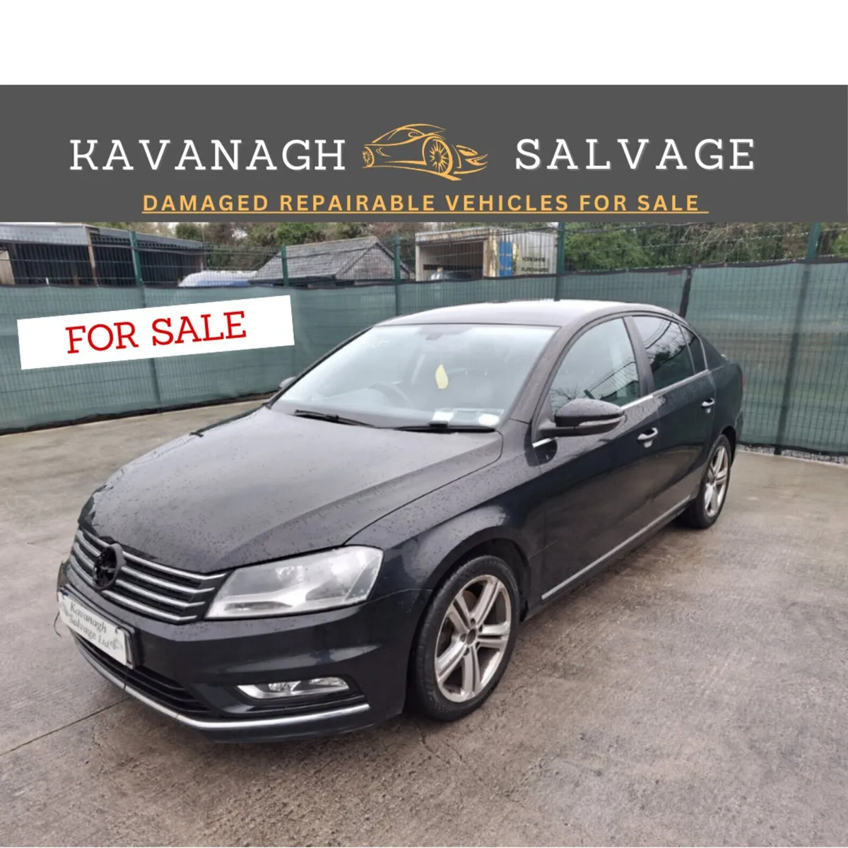 *132 Volkswagen Passat R line. Light Damage - Image 1