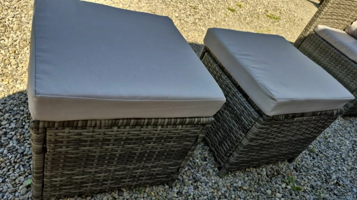 ✅Comfy Corner Rattan Sofa Set Garden Free deliver - Image 3