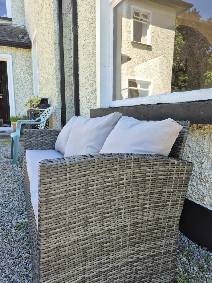 ✅Comfy Corner Rattan Sofa Set Garden Free deliver - Image 4