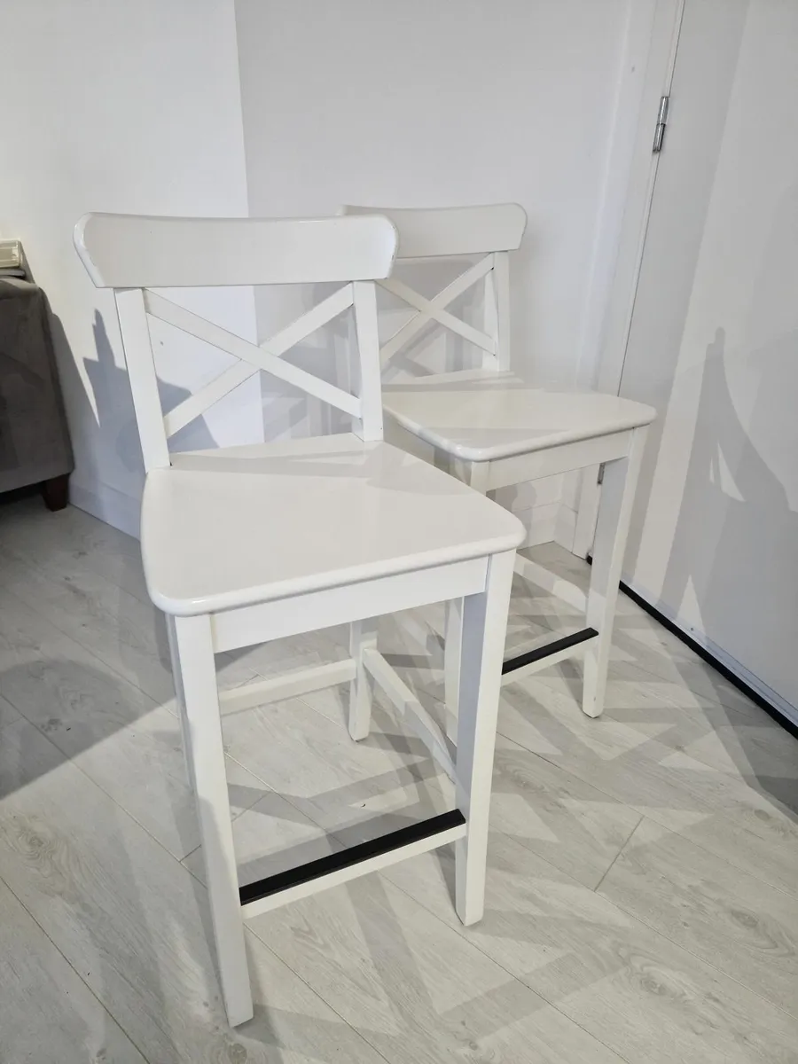 Ikea Kitchen Island and Bar Stools - Image 2