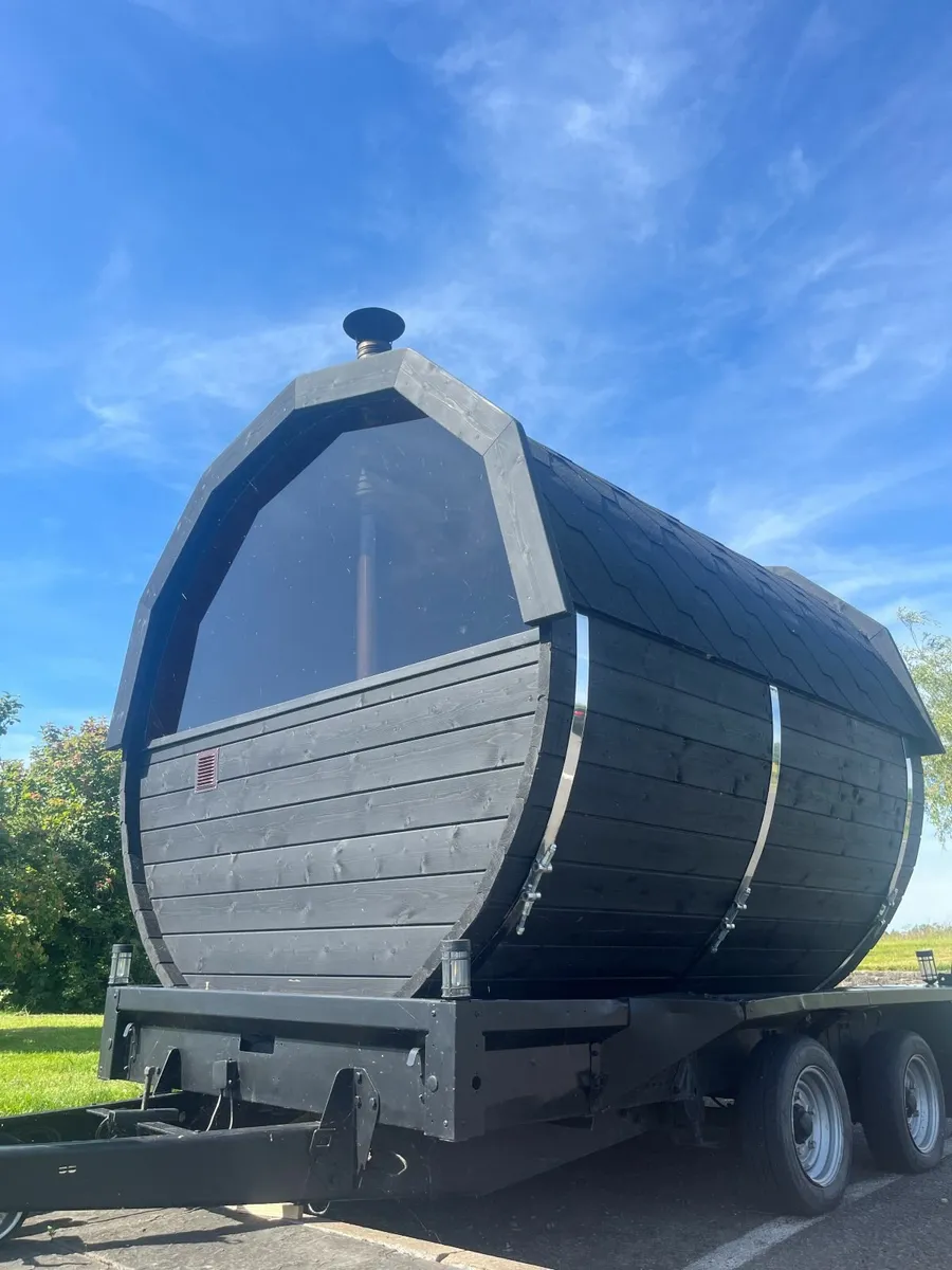 Mobile Barrel Sauna - Image 1