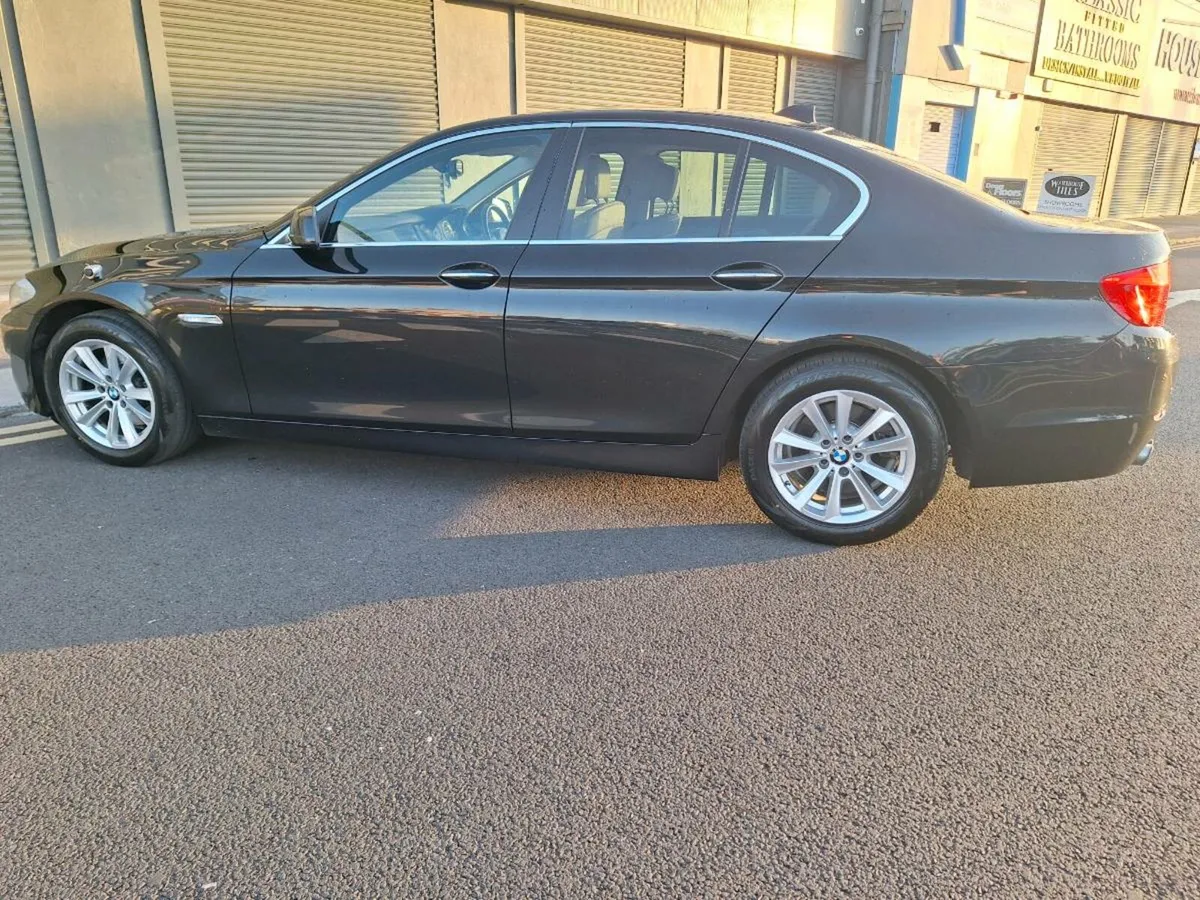 BMW 5 Series Automatic, 2.0 petrol, 2013 in black - Image 2