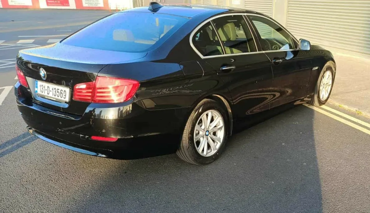 BMW 5 Series Automatic, 2.0 petrol, 2013 in black - Image 3