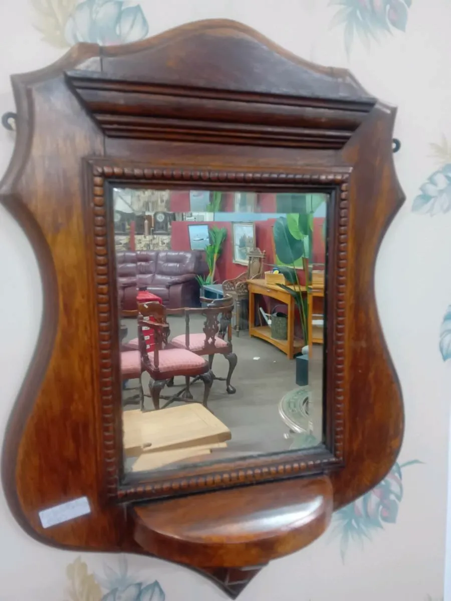 Early 20th Century Oak Framed Mirror