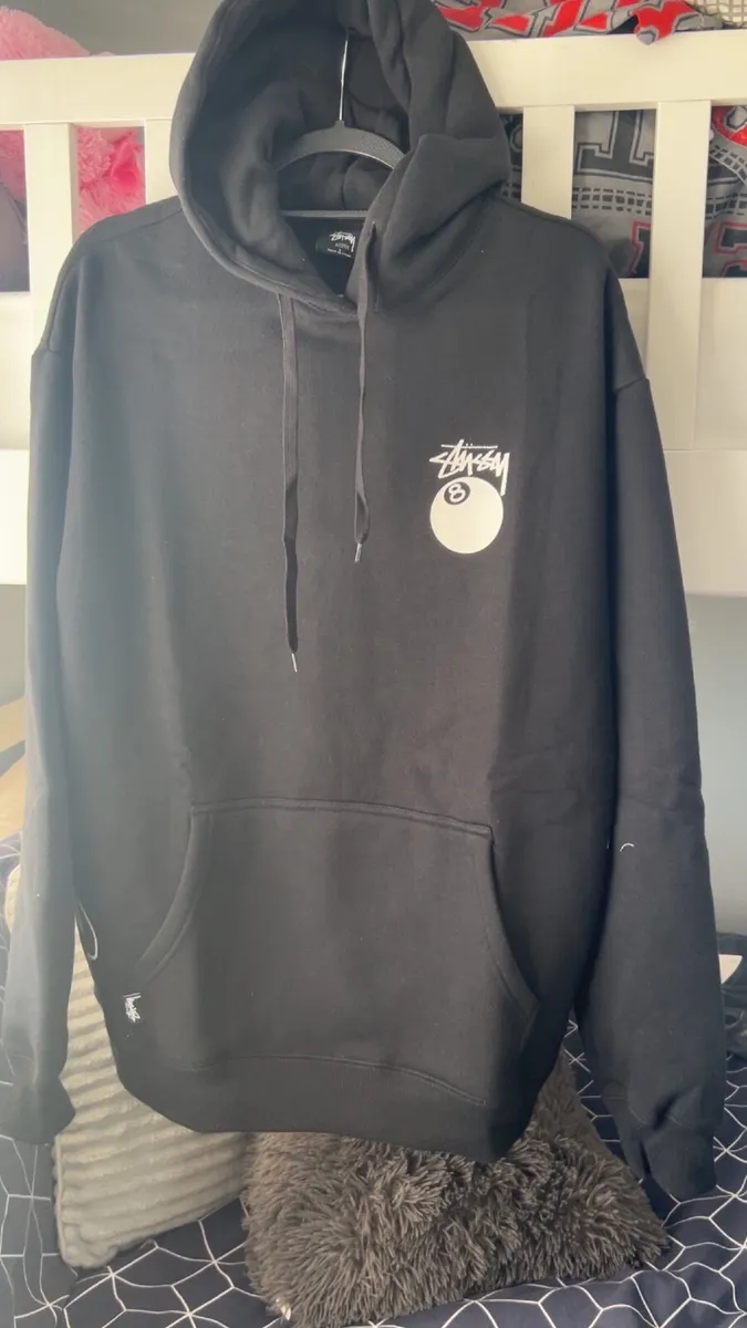 Black stussy hoodie - Image 2