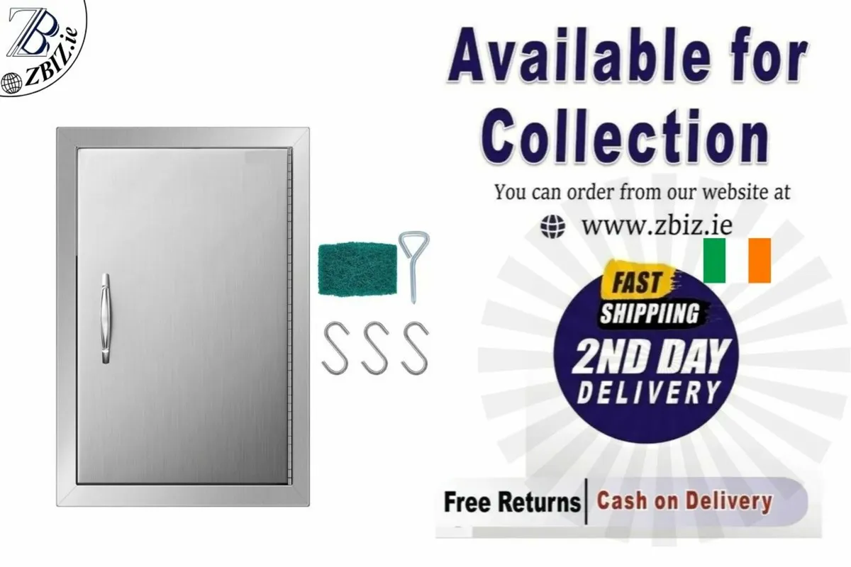 Barbecue 14x20 Access Door Stainless Steel - Image 1