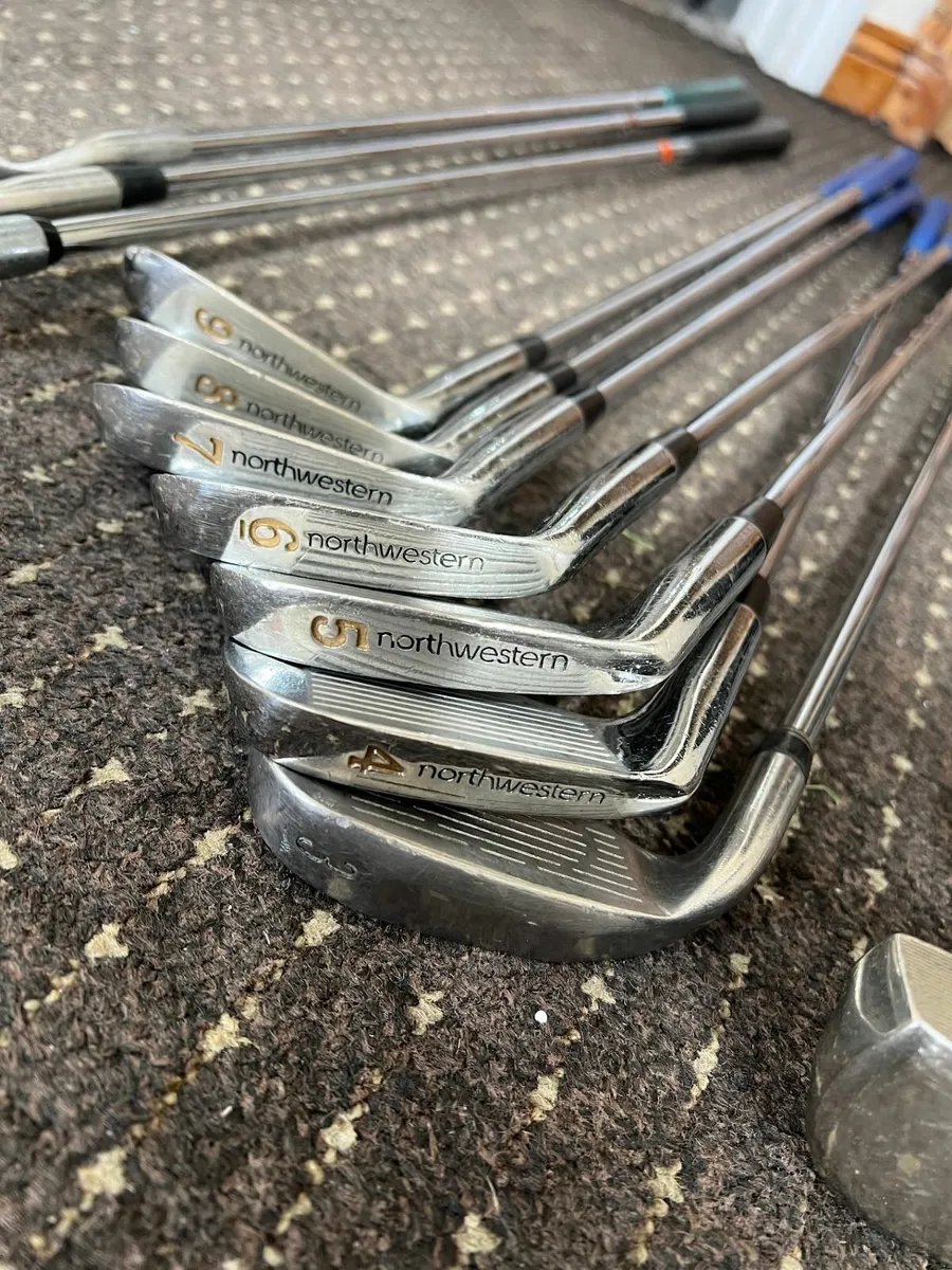 Full Kit Golf Club Nike Bag Clubs Irons + Balls & - Image 4