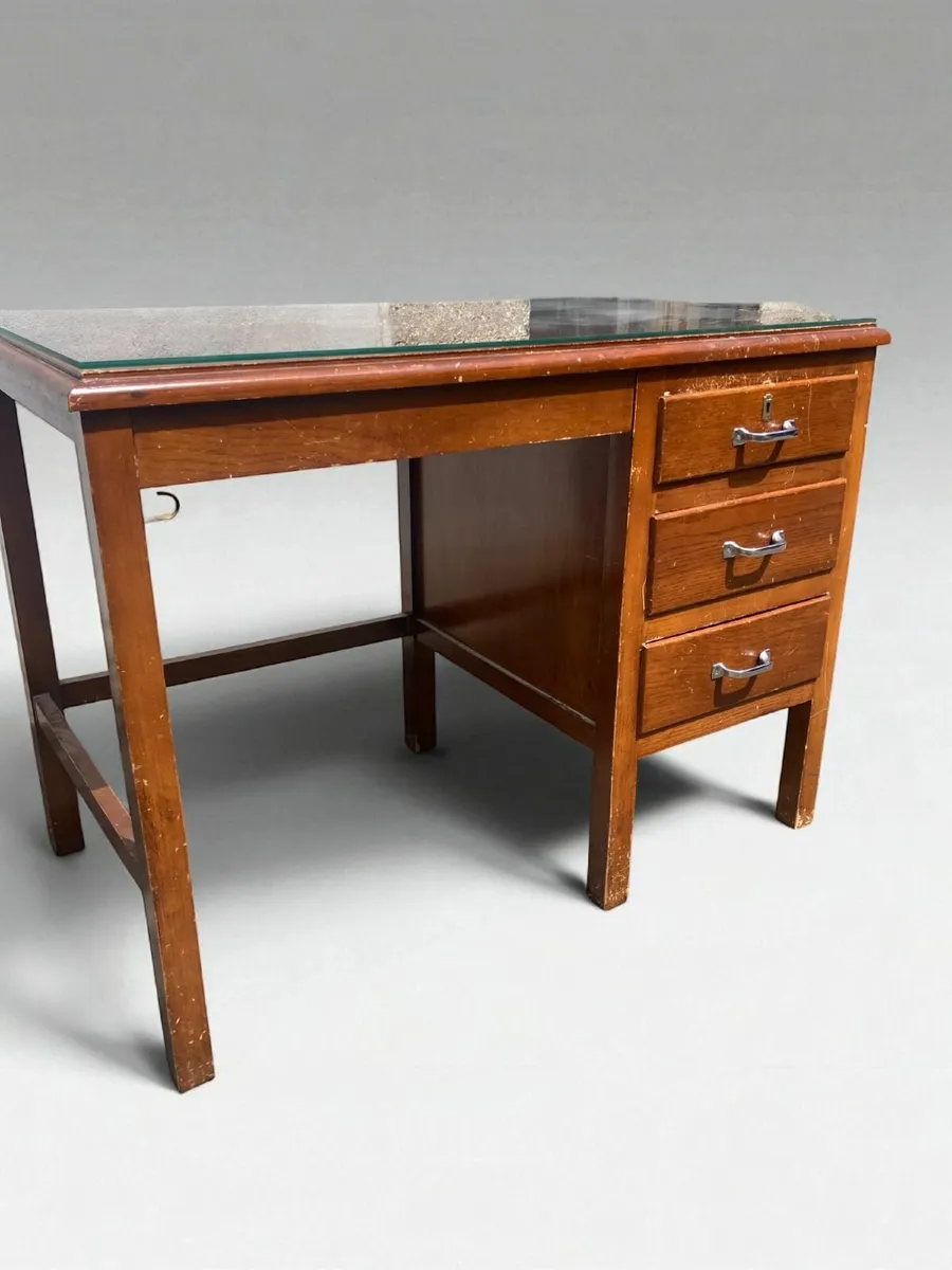 Antique Desk - Home Office - Vintage - Image 2