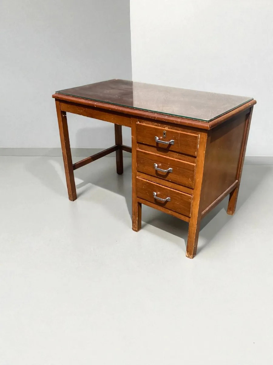Antique Desk - Home Office - Vintage - Image 4