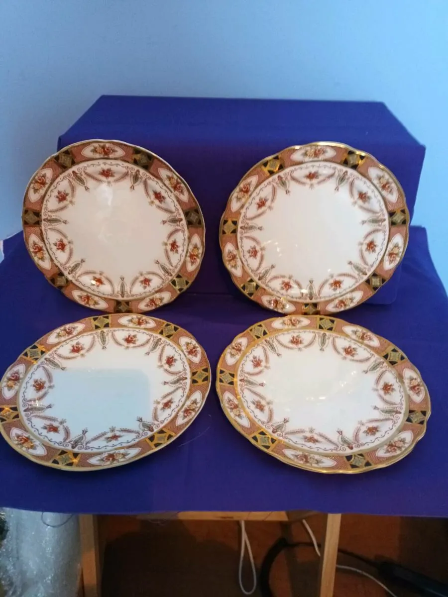 Set 4 ARKLOW BONE CHINA  TEA PLATES - Image 2