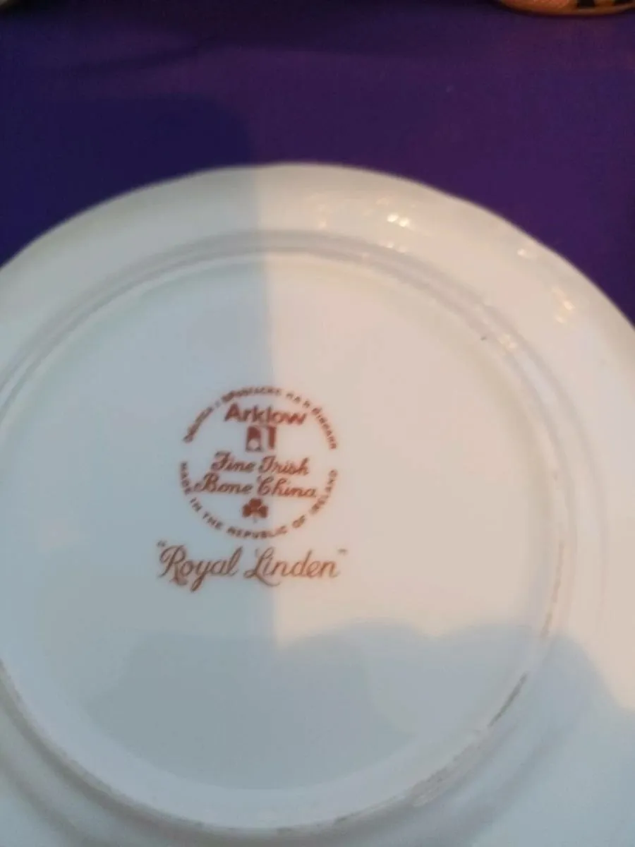 Set 4 ARKLOW BONE CHINA  TEA PLATES - Image 3
