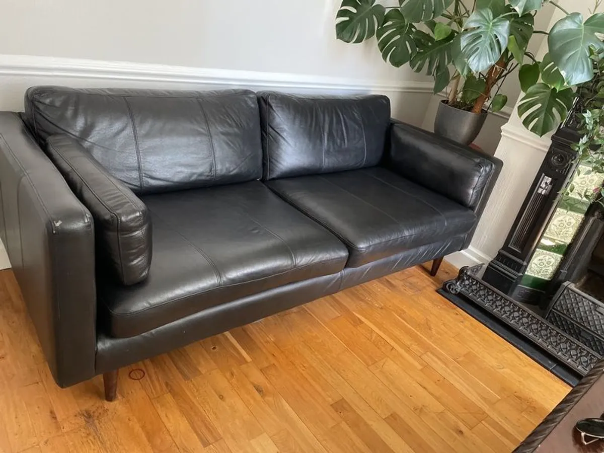 leather sofa