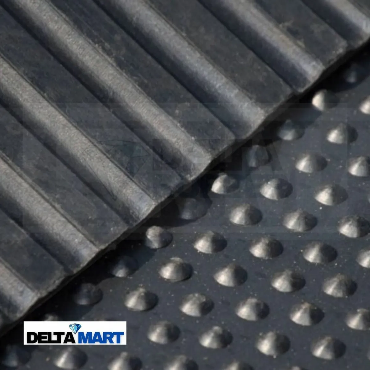 6x4ft Bubble Surface Rubber Mat – 12mm Gym/Garage/ - Image 1