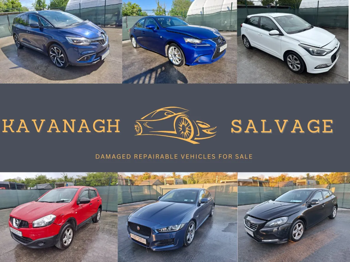 Ireland's LARGEST STOCK Of Damaged Repairable Cars - Image 1