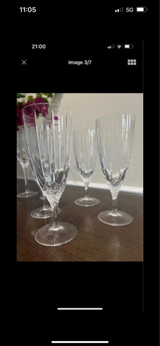 Waterford crystal glasses ,marquis - Image 1