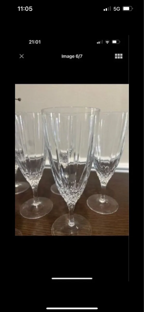 Waterford crystal glasses ,marquis - Image 2