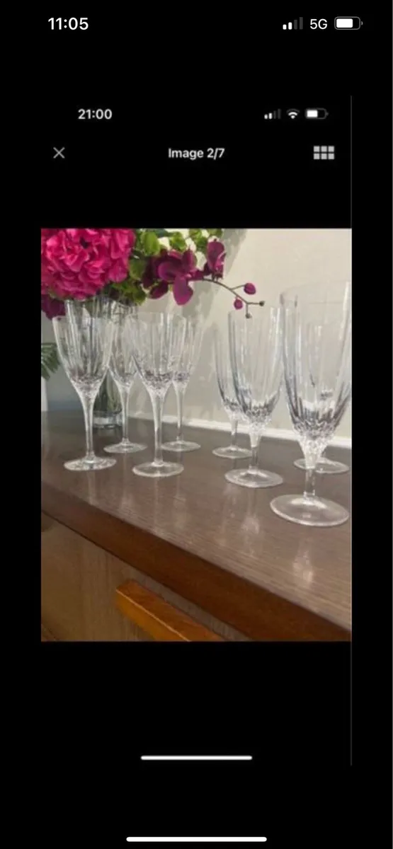 Waterford crystal glasses ,marquis - Image 4