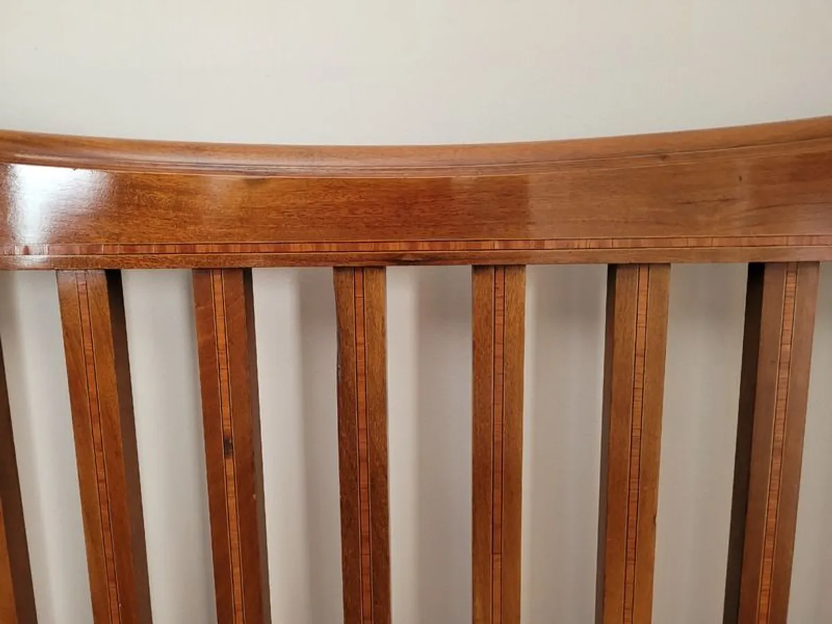 Antique Mahogony Double Bed - Image 3