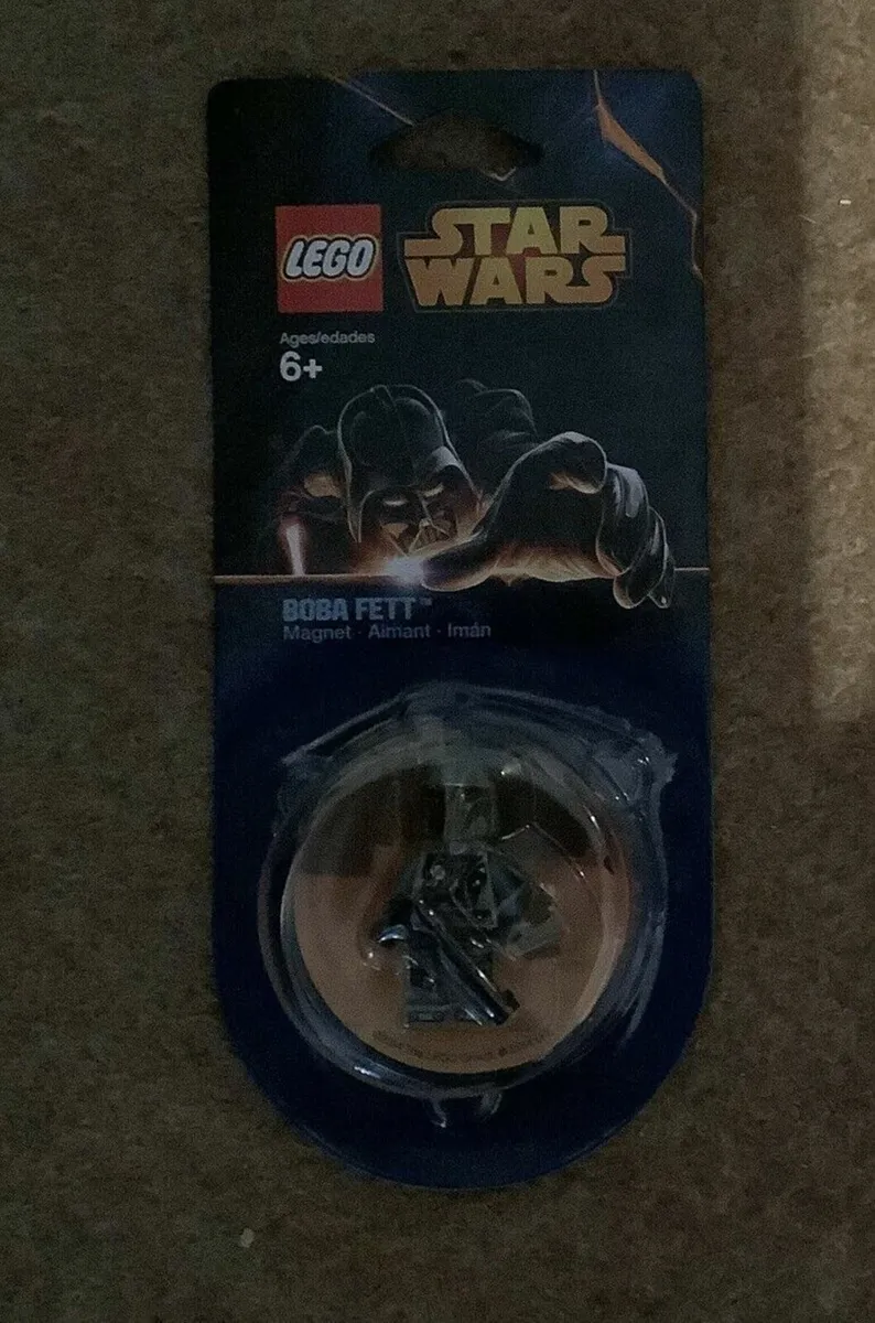 Lego Star Wars Boba Fett magnet (2014) - Image 1