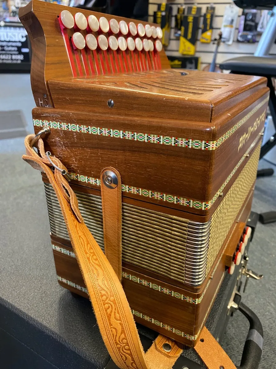 Button Accordion by Weltmeister inc case - Image 2
