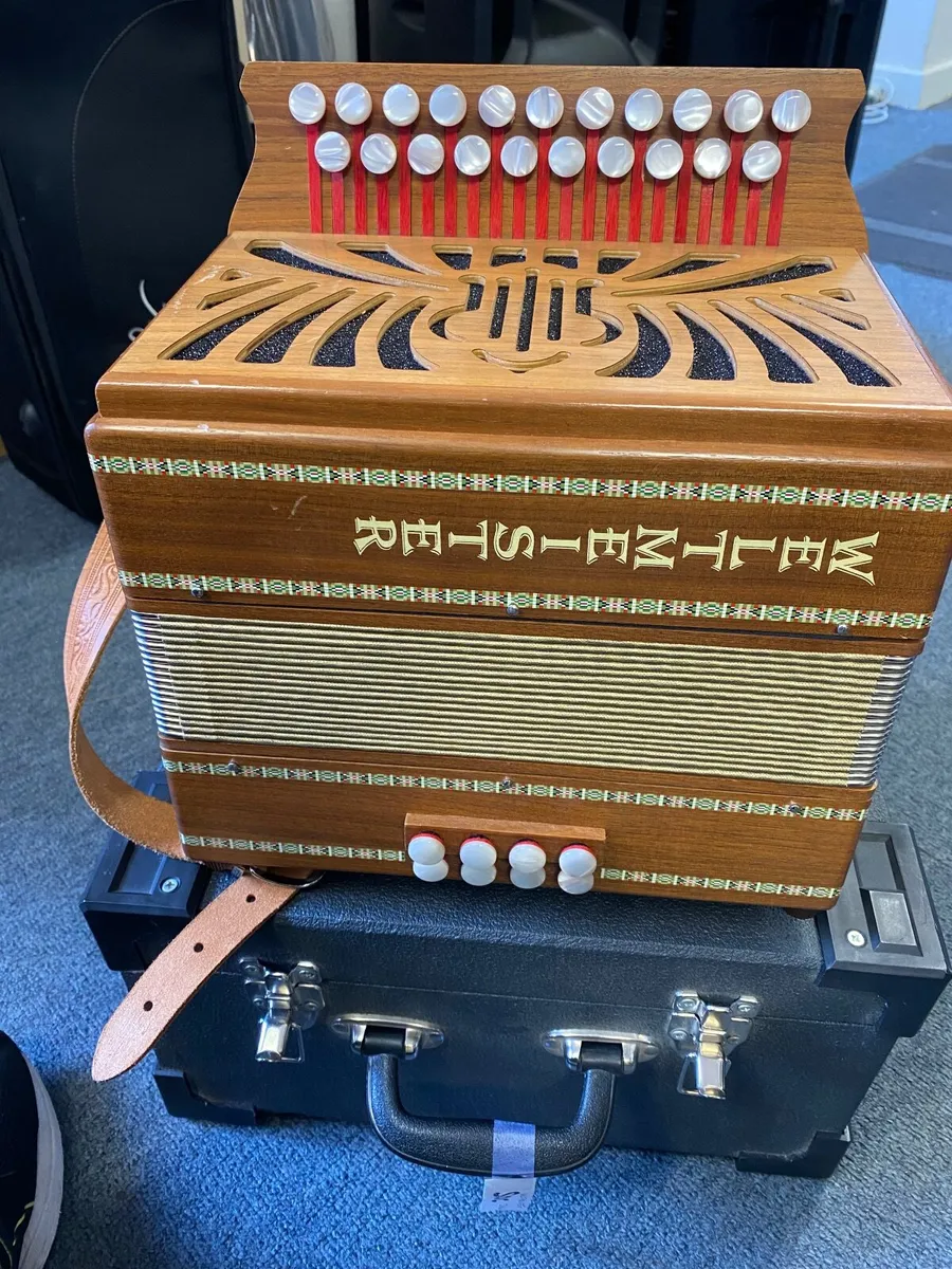 Button Accordion by Weltmeister inc case - Image 3