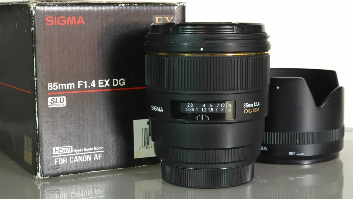 Sigma 85 mm f/1.4 EX DG HSM Canon EF mount